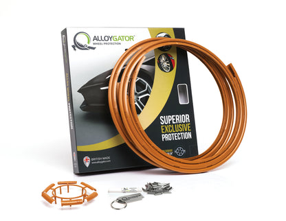 AlloyGator Set of 4 Wheel Rash Protectors for 12 to 24 Inch Wheels with Color Options