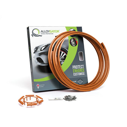 AlloyGator Set of 4 Wheel Rash Protectors for 12 to 19 Inch Wheels with Color Options