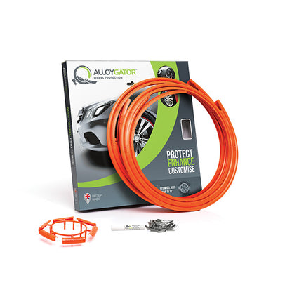 AlloyGator Set of 4 Wheel Rash Protectors for 12 to 19 Inch Wheels with Color Options