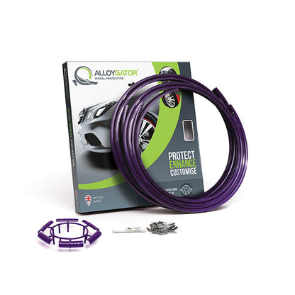 AlloyGator Set of 4 Wheel Rash Protectors for 12 to 19 Inch Wheels with Color Options