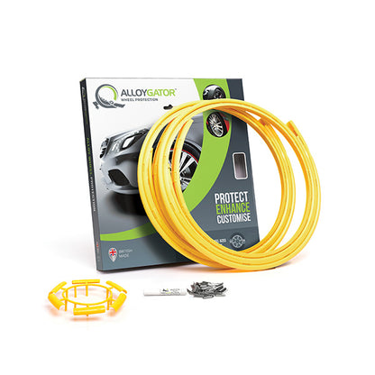 AlloyGator Set of 4 Wheel Rash Protectors for 12 to 19 Inch Wheels with Color Options