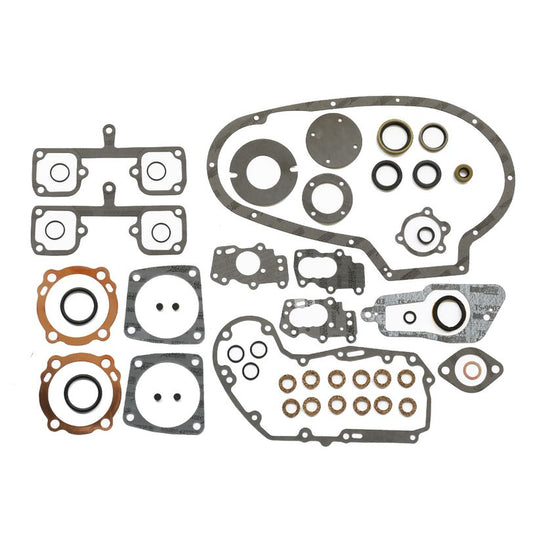 Athena P400195900738 Complete Gasket Kit (oil seals not included) Sportster Ironhead 1000 L73-76