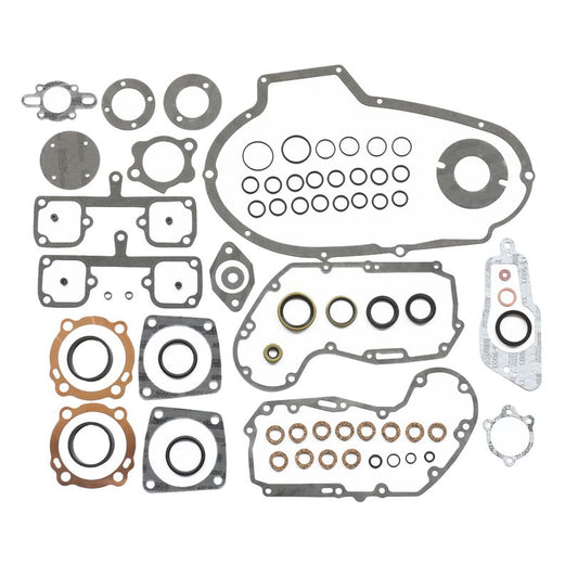 Athena P400195900739 Complete Gasket Kit (oil seals included) Sportster Ironhead 1000 82-85