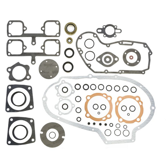 Athena P400195900740 Complete Gasket Kit (oil seals included) Sportster Ironhead 1000 77-81
