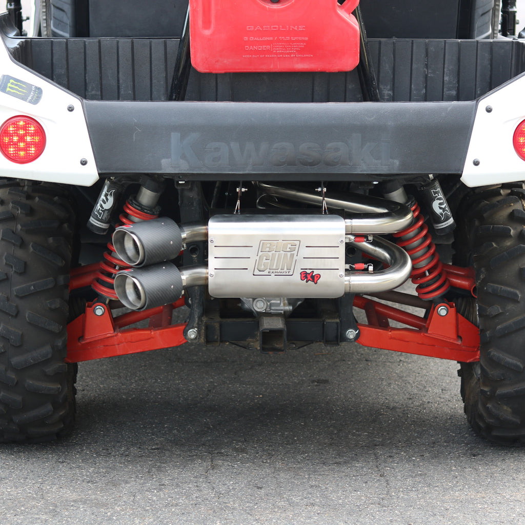 Big Gun Exhaust 15-4682 Explorer Series Kawasaki Teryx 4 750 Dual Slip On (12-23)