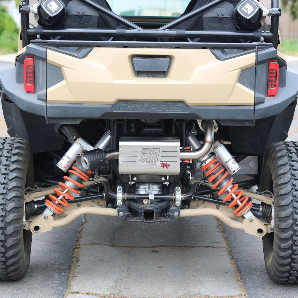 Big Gun Exhaust 15-7412 Explorer Series Polaris General 1000 Slip On (16-24)