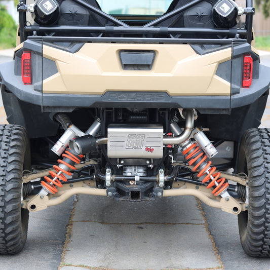 Big Gun Exhaust 15-7412 Explorer Series Polaris General 1000 Slip On (16-24)