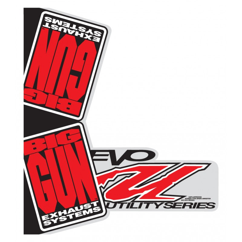 Big Gun Exhaust 41-UWRAP Sticker