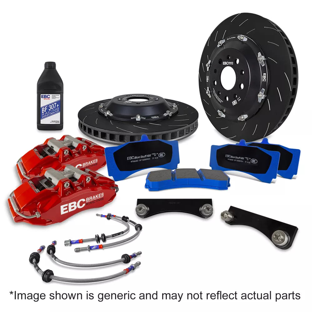 EBC Racing 2019+ BMW M235i (F44) Yellow 6 Piston Apollo Calipers 355mm Rotors Front Big Brake Kit