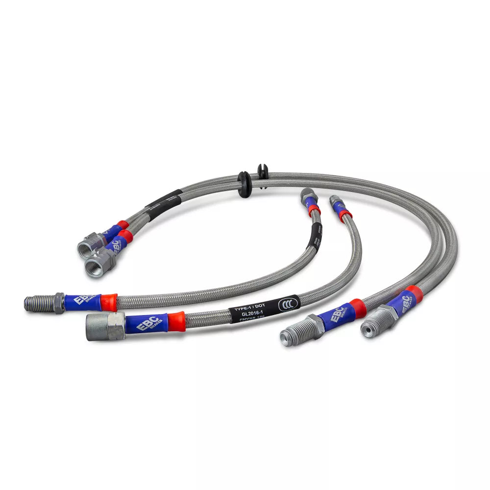 EBC 95-96 Mitsubishi Lancer Evo 3 2.00L Stainless Steel Brake Line Kit