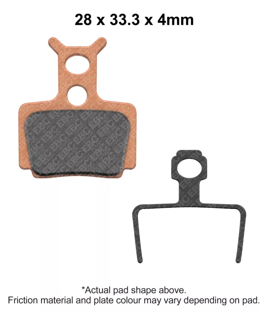EBC 24-25 KTM SX 50 (w/Front 12in Wheels) Front Left/Rear Right HH Sintered Brake Pads