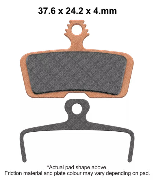 EBC 11-12 Avid Code Brakes Green Grade Resin Bicycle Brake Pads