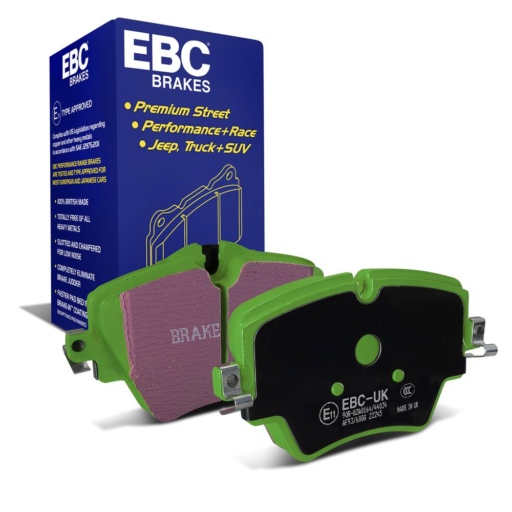 EBC 2017+ Mini Cooper Countryman (F60) 1.5L Turbo Greenstuff Front Brake Pads