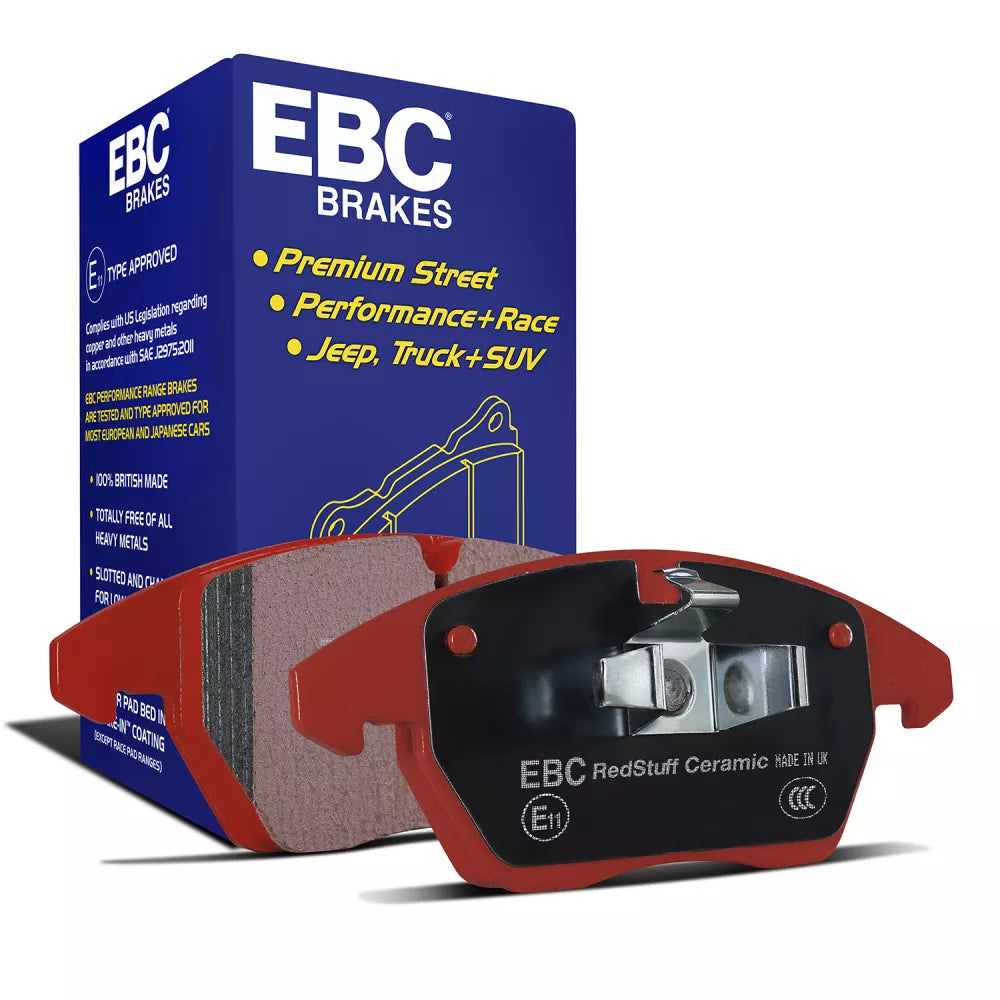 EBC 12 Ford Mustang 5.8 Supercharged (GT500) Shelby Redstuff Rear Brake Pads