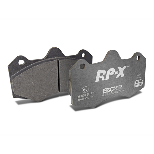 EBC Racing 01-04 Aston Martin Vanquish 5.9L (AP Racing Caliper) RP-X Front Brake Pads
