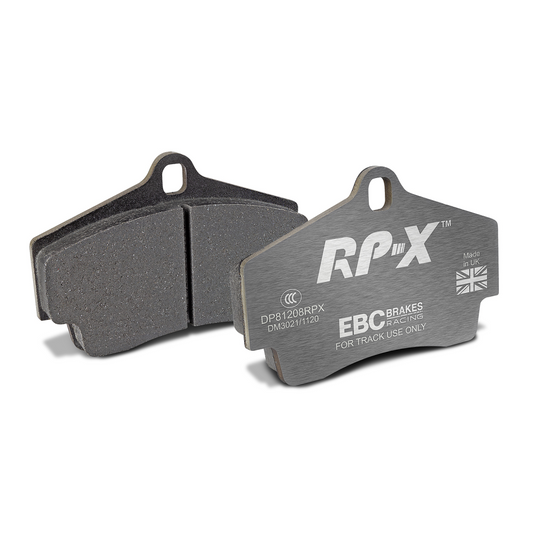 EBC Racing 98-05 Porsche 911 (996) Carrera 2 3.4L (Cast Iron Rotor Only) RP-X Rear Brake Pads