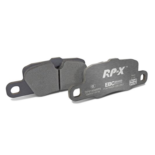 EBC Racing 12-15 Porsche 911 (991) Carrera S 3.8L (Cast Iron Rotor Only) RP-X Rear Brake Pads