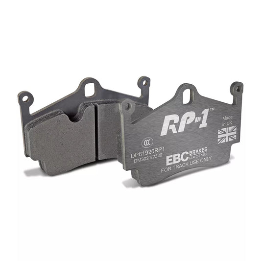 EBC Racing 12-16 Porsche Boxster (Cast Iron Disc Only) RP-1 Race Rear Brake Pads