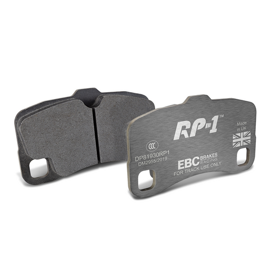 EBC Racing 08-12 Porsche 911 (997) (Cast Iron Disc Only) RP-1 Race Rear Brake Pads