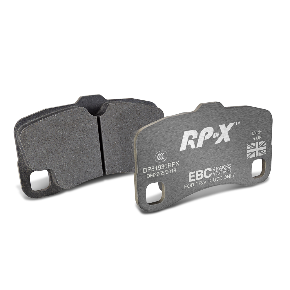 EBC Racing 09-12 Porsche 911 (997) Carrera 2 3.6L (Cast Iron Rotor Only) RP-X Rear Brake Pads
