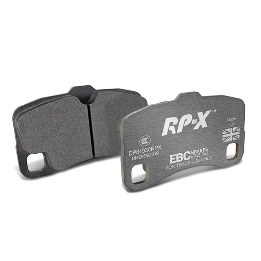 EBC Racing 09-12 Porsche 911 (997) Carrera 2 3.6L (Cast Iron Rotor Only) RP-X Rear Brake Pads