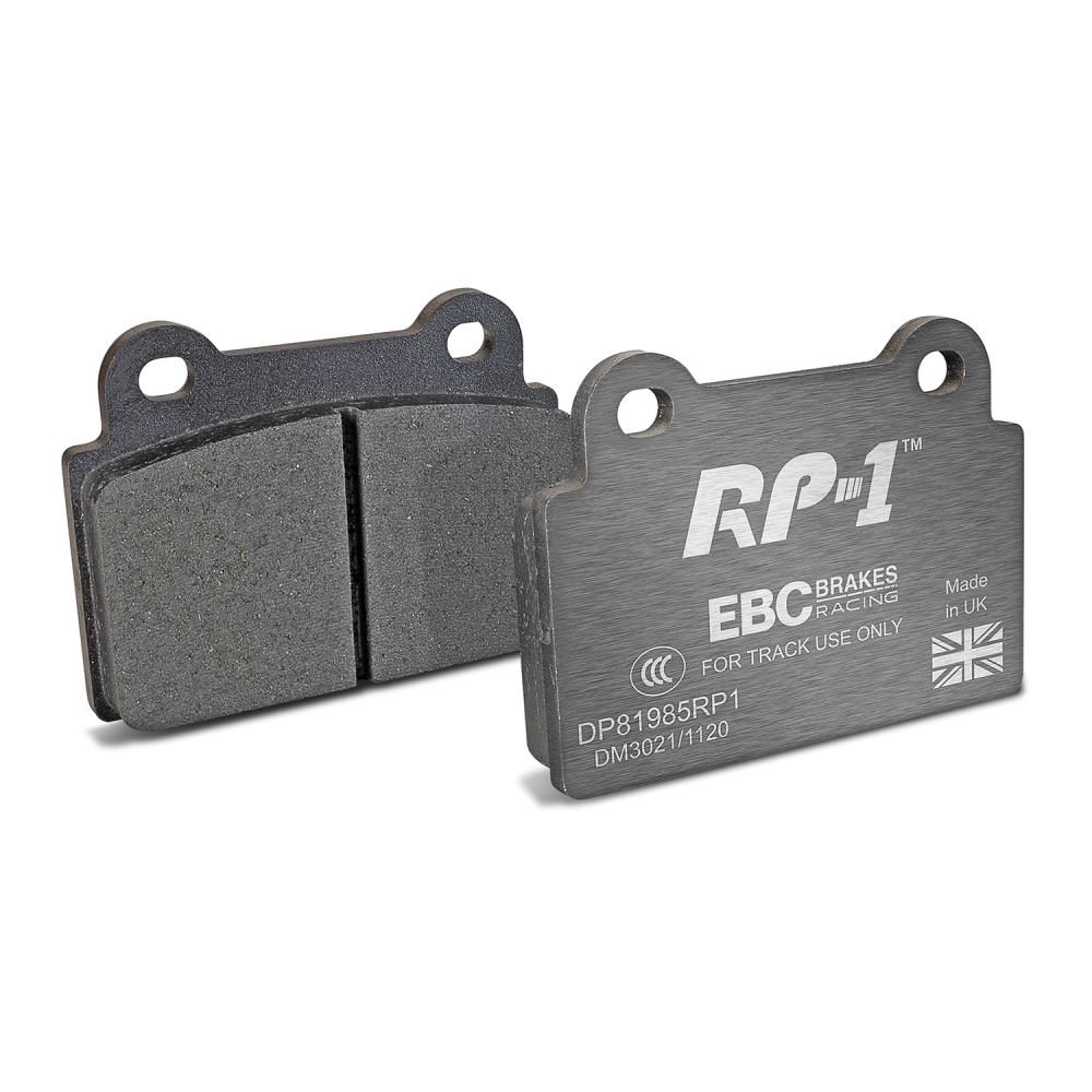 EBC Racing 08-16 Mitsubishi Lancer Evo X RP-1 Race Rear Brake Pads