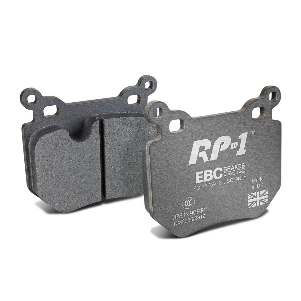 EBC Racing 11-13 BMW 1 Series (E82) Coupe RP-1 Race Rear Brake Pads