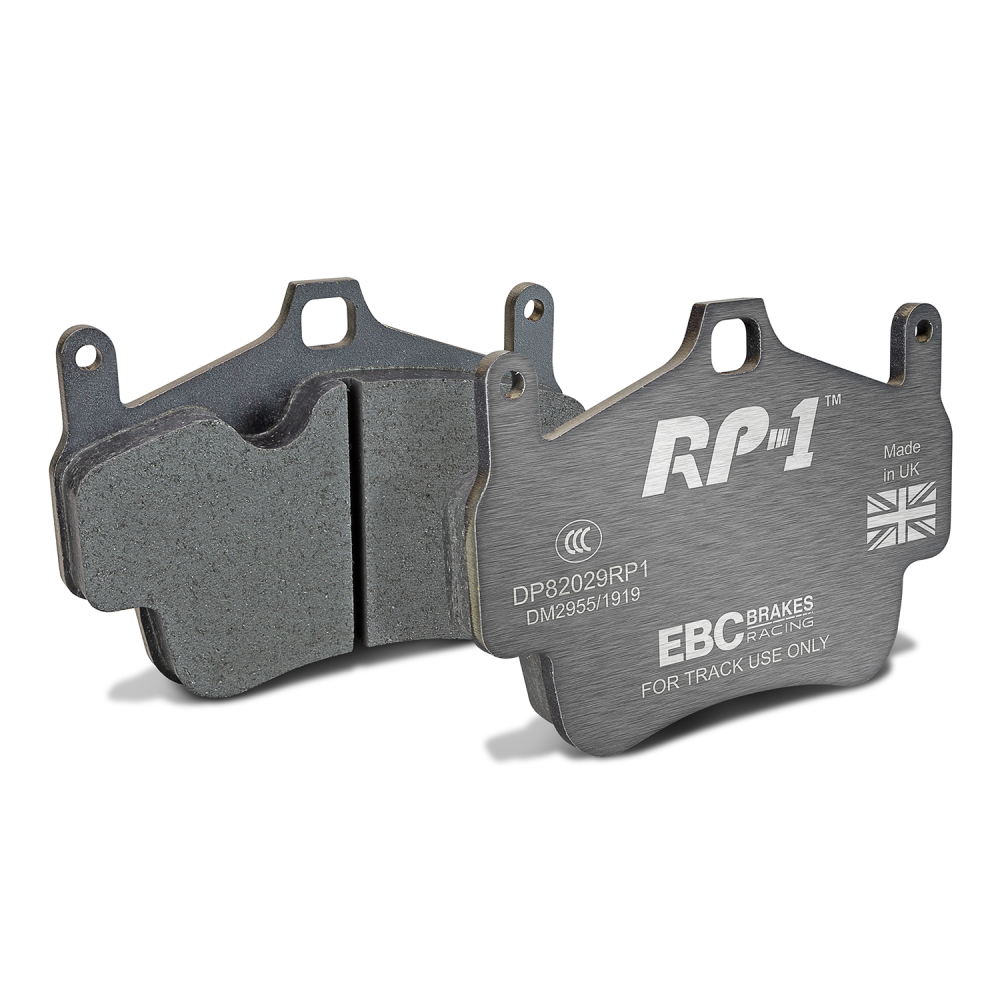 EBC Racing 05-08 Porsche 911 (997) (Cast Iron Disc Only) RP-1 Front/Race Rear Brake Pads (Pair Only)