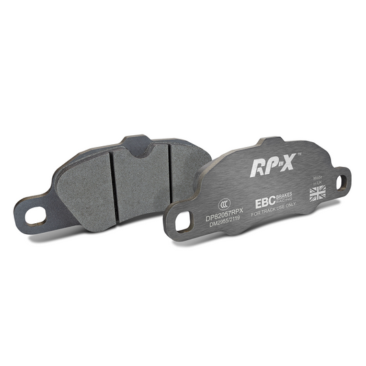 EBC Racing 09-12 Porsche 911 (997) Carrera 2 3.6L (Cast Iron Rotor Only) RP-X Front Brake Pads