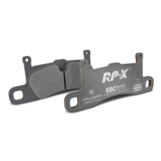 EBC Racing 12-15 Porsche 911 (991) Carrera 3.4L (Cast Iron Rotor Only) RP-X Rear Brake Pads