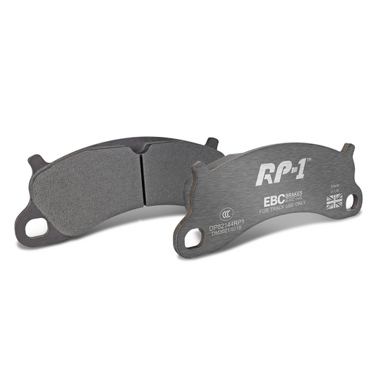 EBC Racing 10-12 Porsche 911 (991) Carrera S 3.8L (Cast Iron Rotors Only) RP-1 Race Front Brake Pads