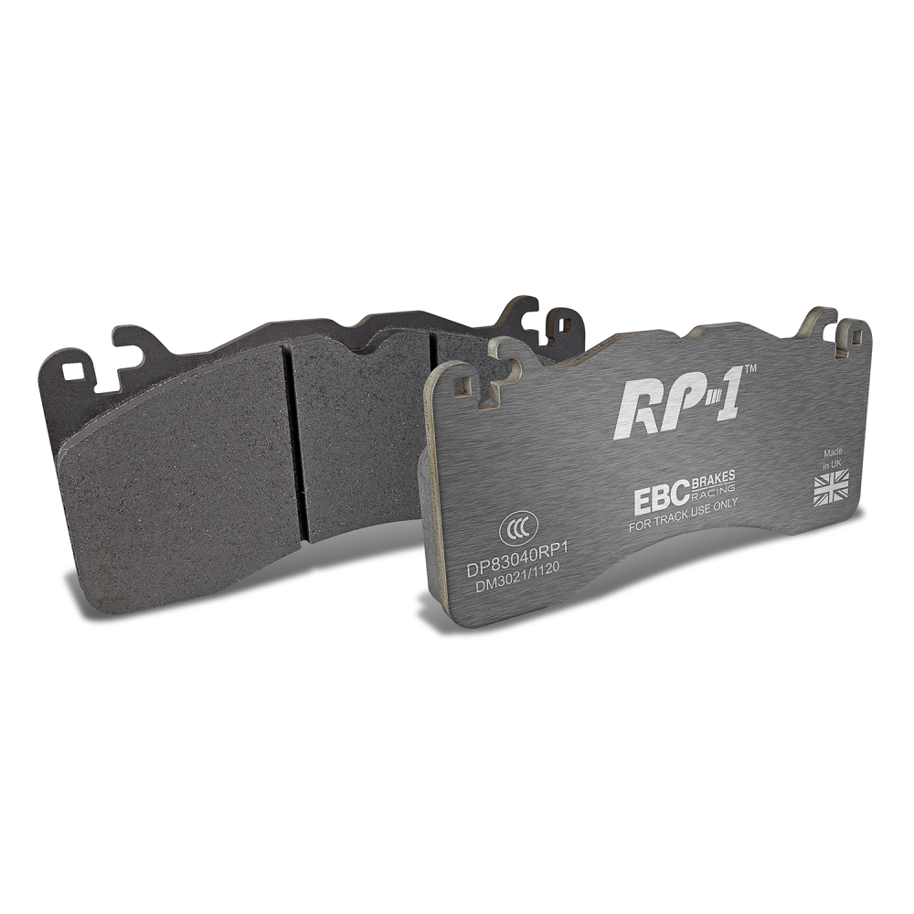 EBC Racing 2015+ Ford Mustang (6th Gen) RP-1 Race Front Brake Pads