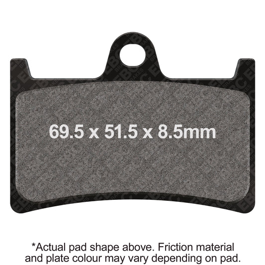 EBC 91-92 Yamaha FZR 400 RR Front Left/Right EPFA Series Sintered Brake Pads