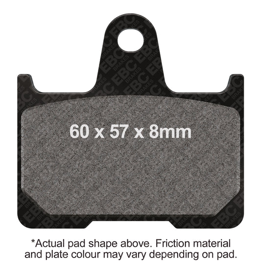EBC 21-23 BMW M 1000 RR Nissin Calipers Rear Right EPFA Sintered HH Brake Pads