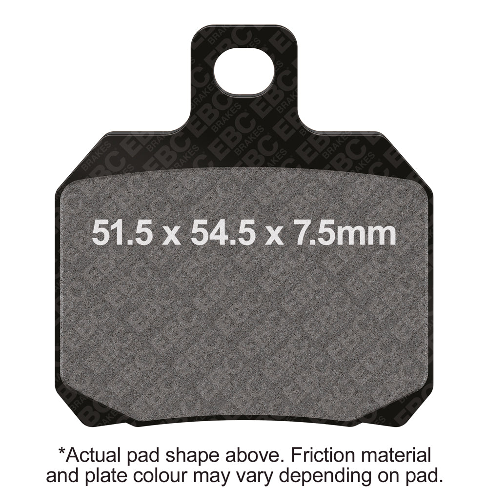 EBC 98-01 Aprilia RSV 1000 Mille/SP Rear Left/Right EPFA Sintered HH Brake Pads