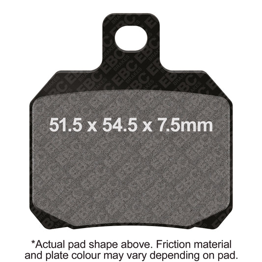 EBC 98-01 Aprilia RSV 1000 Mille/SP Rear Left/Right EPFA Sintered HH Brake Pads