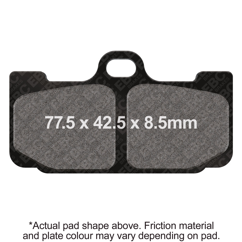 EBC Brembo Calipers X9737 80/81 Radial Mount 108mm Endurance Caliper EPFA Sintered Brake Pads