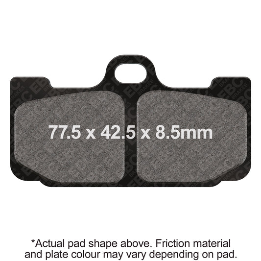 EBC Brembo Calipers X9737 80/81 Radial Mount 108mm Endurance Caliper EPFA Sintered Brake Pads