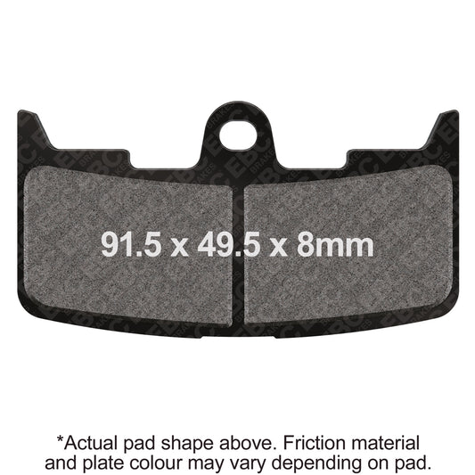 EBC 02-07 Buell Firebolt XB9R Front Left EPFA Series Sintered Brake Pads