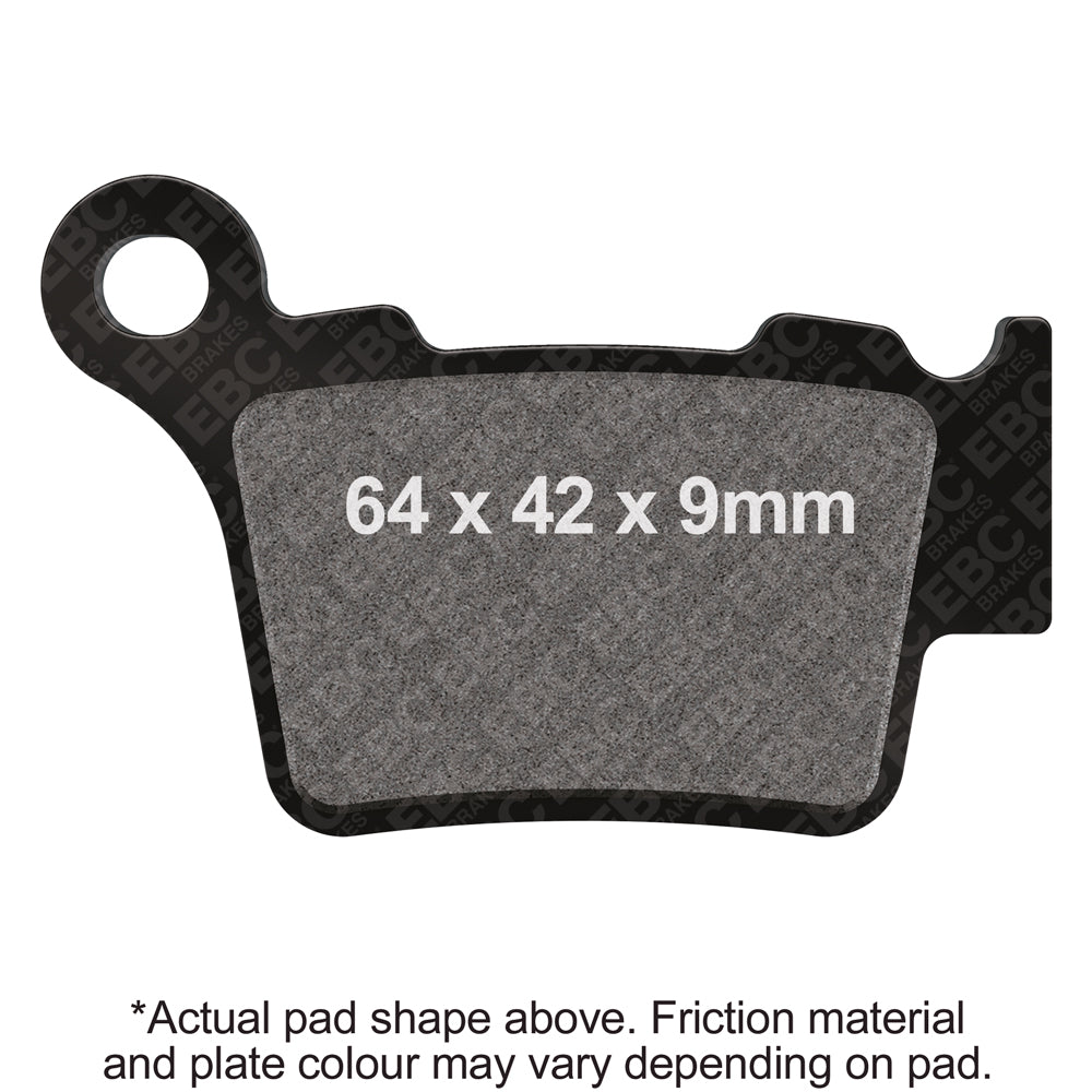 EBC 08-11 BMW G 450 X Rear Left/Right EPFA Sintered HH Brake Pads