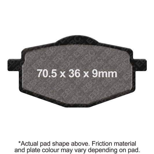 EBC 87-92 Yamaha YSR 50 Front Left FA-SFA-X Brake Pads