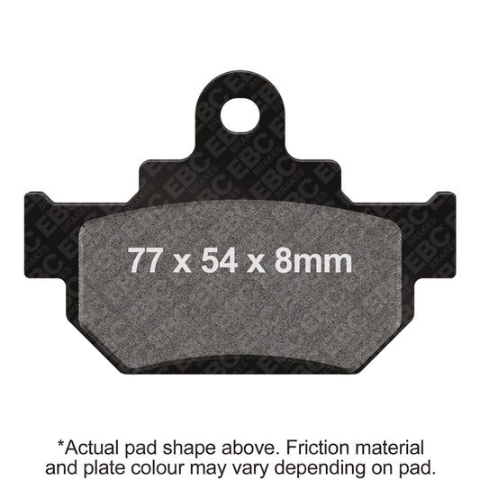 EBC 85-86 Suzuki RM 125 F/G Front Left R Series Sintered Brake Pads