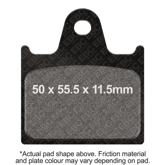 EBC 17-18 Honda PVT 1000 PVT 1000 RS Pursuer Rear Left FA-SFA-TT-X Brake Pads