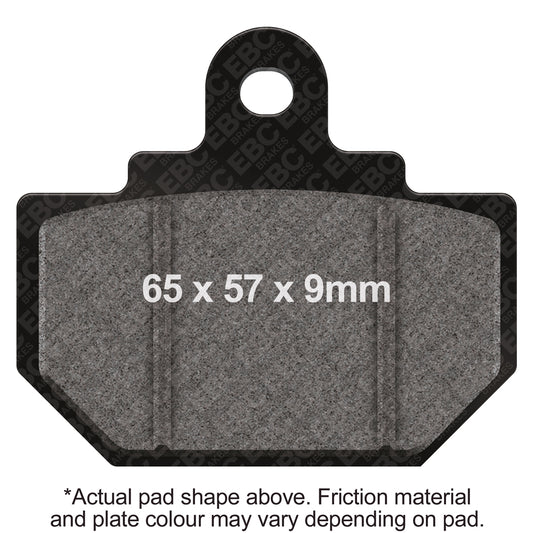 EBC 85-87 Honda FL 350 R Odyssey Rear Left R Series Sintered Brake Pads
