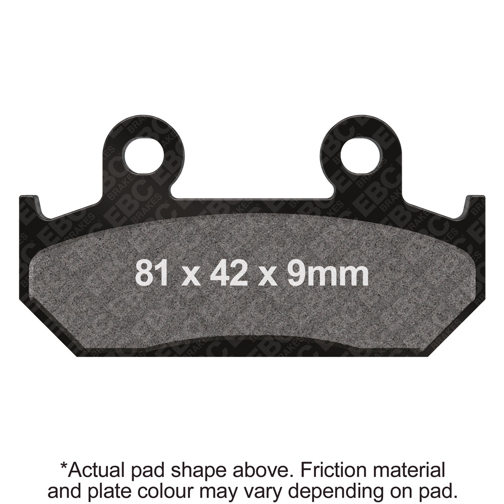 EBC 87-90 Honda CBR 600 F Hurricane Front Left/Right Sintered HH/R Brake Pads