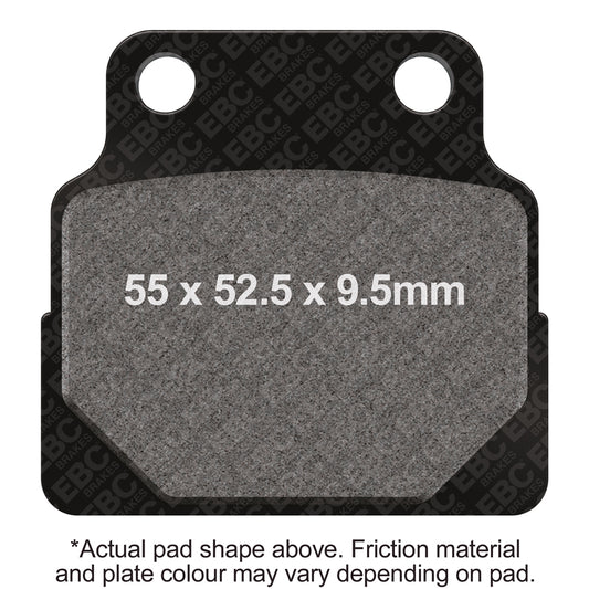 EBC 89-92 Honda CB 450 DX-K Front Left/Right FA-SFA-X Brake Pads