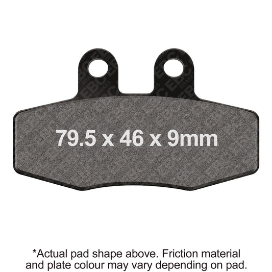EBC 90-91 KTM 125 D-XC/E-XC/E-GS Grimeca Calipers Front Left R Sintered Brake Pads Brake Pads