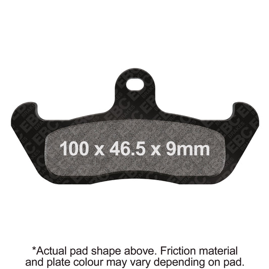 EBC 87-88 Cagiva WMX 250 Front Left R Series Sintered Brake Pads Brake Pads