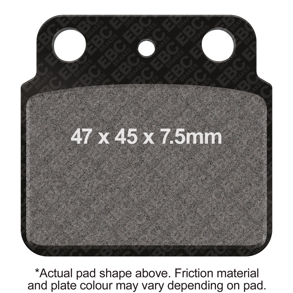 EBC 03-05 Kawasaki KSF 400 KFX Front Left R Series Sintered Brake Pads