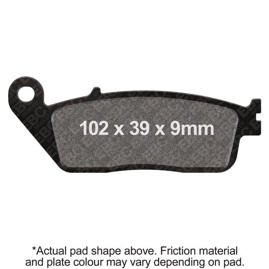 EBC 16-23 Kawasaki KLE650 Versys/Versys LT w/ABS Front Left/Right FA-SFA-X Brake Pads